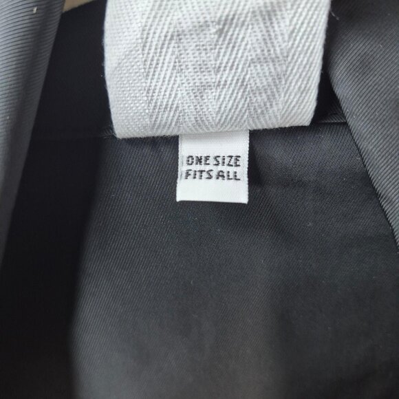 Planet by Lauren G Jacket Womens One Size Black Cropped Asymmetrical Lightweight - Picture 7 of 8